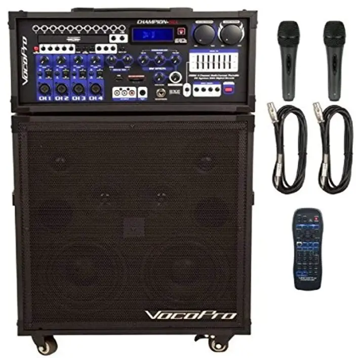 VocoPro All-in- One Portable Karaoke System-PRODUCT