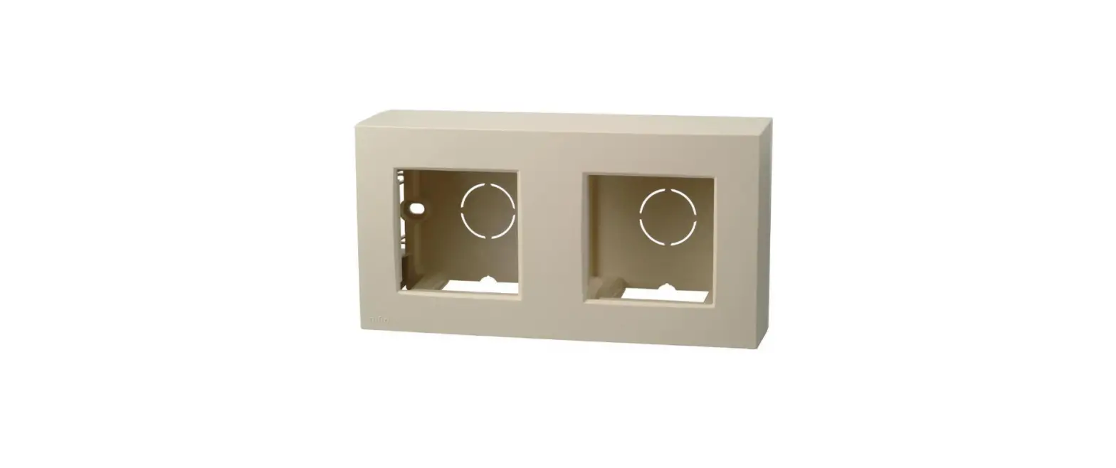 Niko 102-77500 Double Surface-mounting Box Instruction Manual