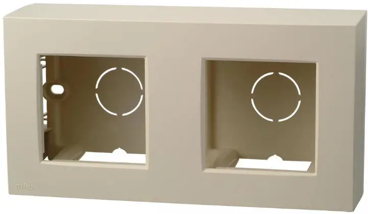 niko 102-77500 Double surface-mounting box