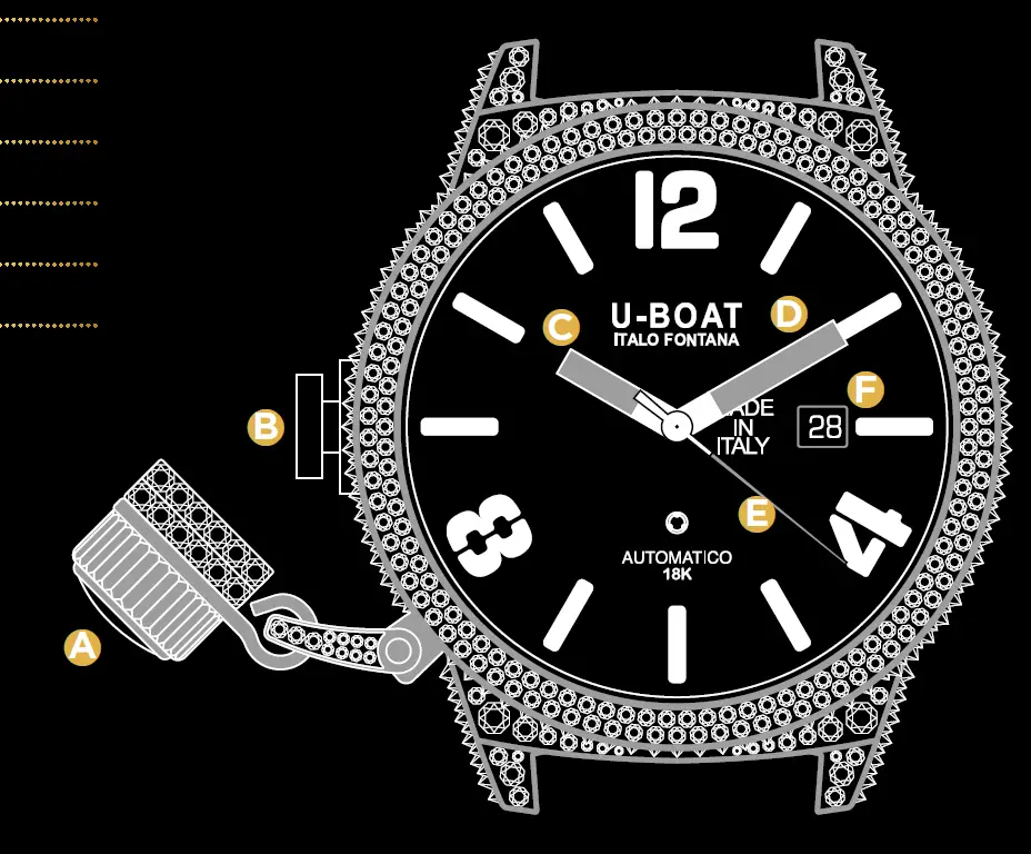 U-BOAT Black Swan Smartwatch 1