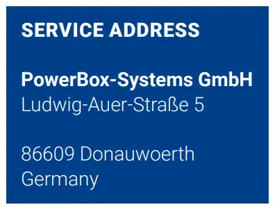 PowerBox Competition - SERVICE NOTE