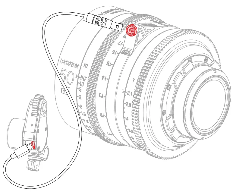 DZOFILM DZO VC03521 Vespid Cyber Lens - Interface Usage