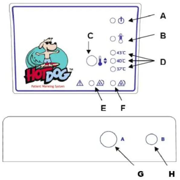 HOTDOG WC0x Patient Warming System Controller - Rail Hooks1