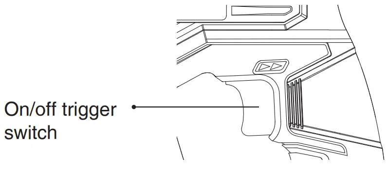 Ronix 8910K Brushless Rotary Hammer On/off Switch