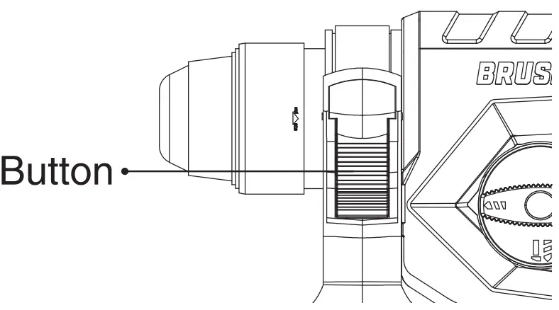 Ronix 8910K Brushless Rotary Hammer A Djust Depth Ruler