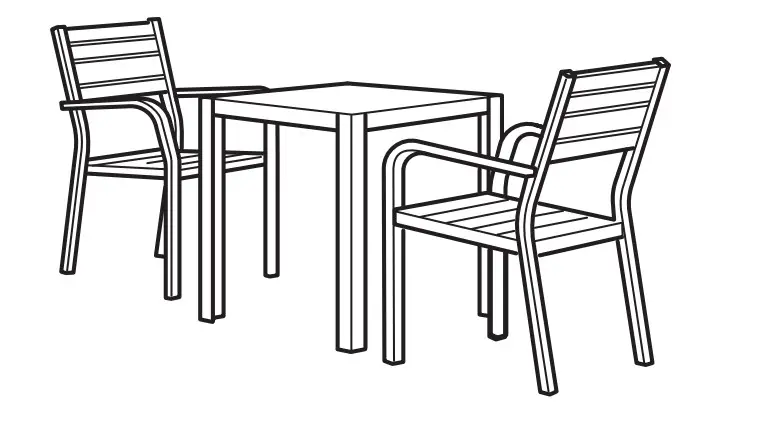 IKEA SJÄLLAND Outdoor Living Furniture Series - Combinations