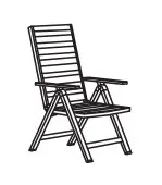 IKEA SJÄLLAND Outdoor Living Furniture Series - reclining chair