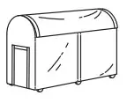 IKEA SJÄLLAND Outdoor Living Furniture Series - storage box