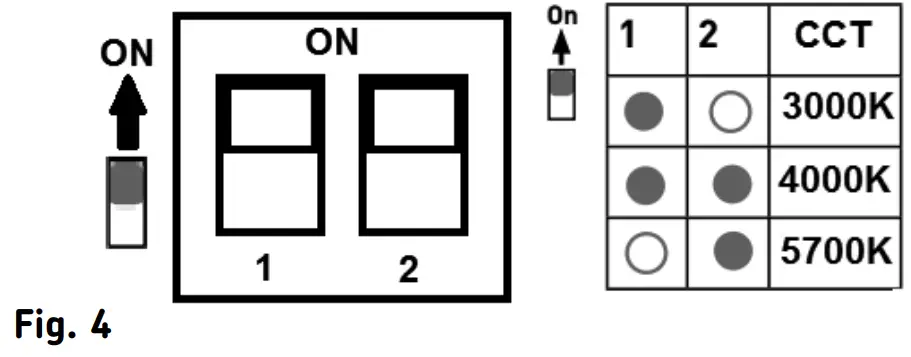 Knightsbridge BT9ACTS 230V IP65 9W CCT Adjustable LED Bulkhead with Sensor-fig2