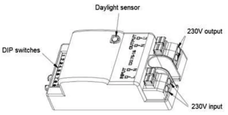 Knightsbridge BT9ACTS 230V IP65 9W CCT Adjustable LED Bulkhead with Sensor-fig3