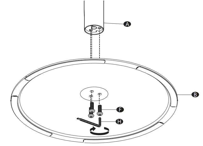 WALI MF002S Articulating Monitor Desk Stand - Step 1
