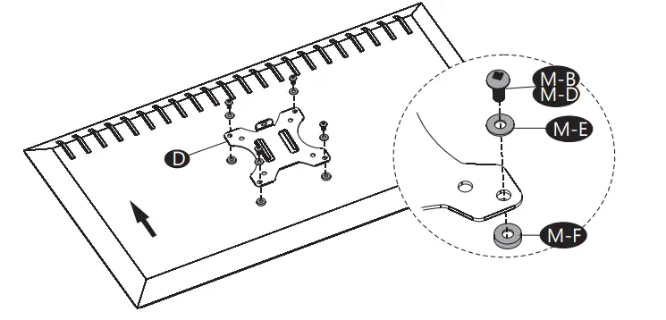 WALI MF002S Articulating Monitor Desk Stand - Step 4.2b