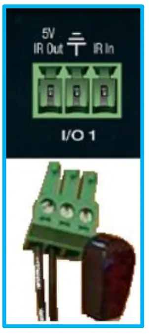 Connect IR Emitters (optional)