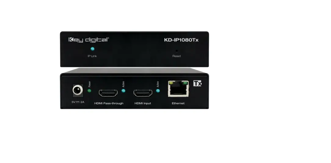 Key Digital Kd-ip1080 Av Over Ip Transmitter With Redundant Power User Guide