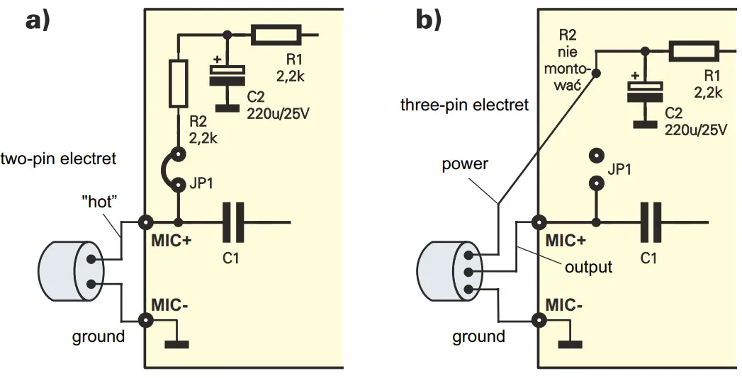 microphone connection