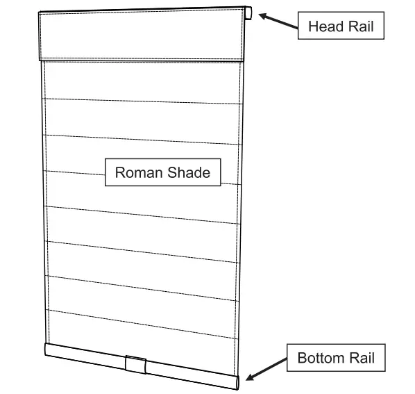 allen roth 3SMI350640 3SMI350640 Cordless Room Darkening Poly Cotton Roman