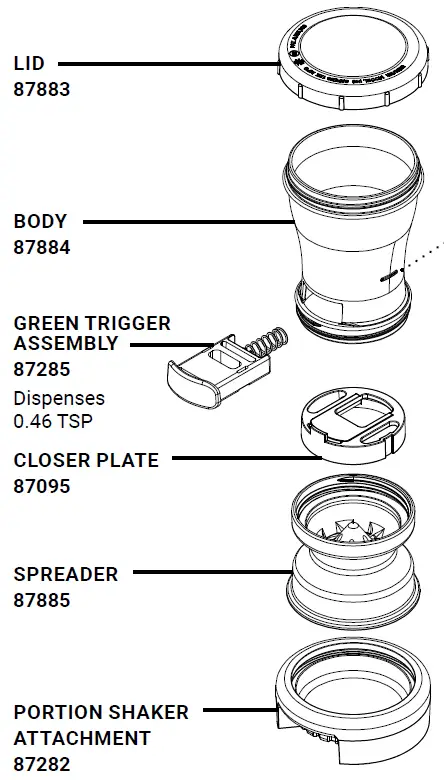 SERVER 87298 InSeason Seasoning Dispenser 07