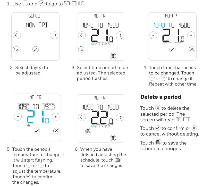 Adjusting a program schedule