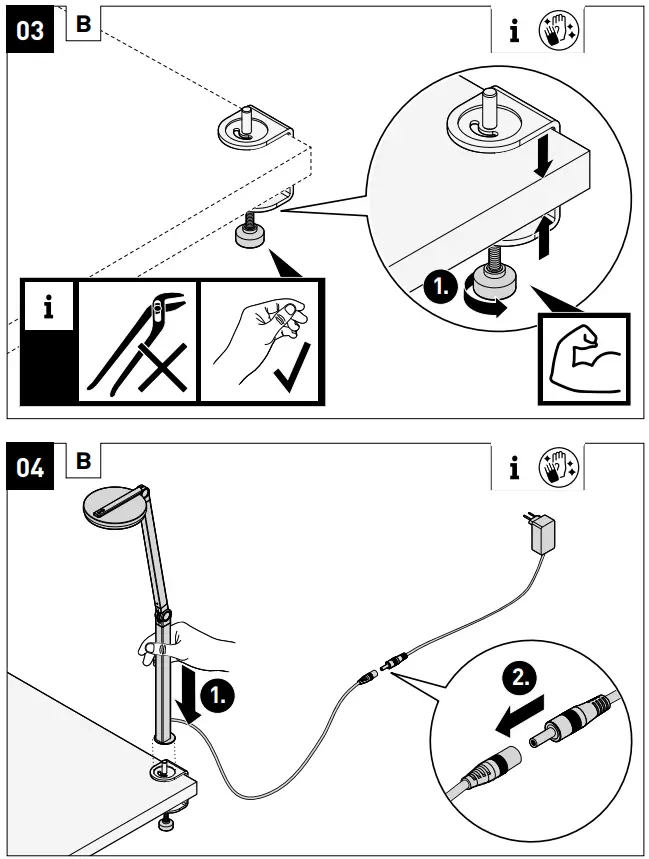 TRILUX CULTEGA T COM LED Compact Desktop Luminaire - fig 6