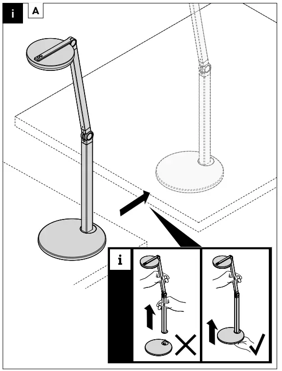 TRILUX CULTEGA T COM LED Compact Desktop Luminaire - fig 9