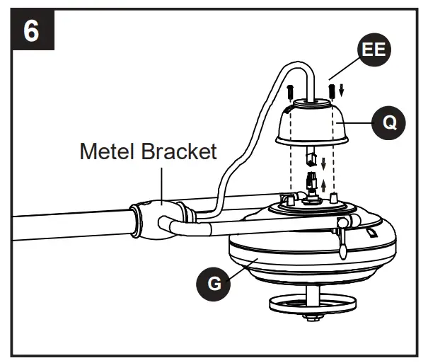 Harbor Breeze L0982-CBK Twin Breeze II Ceiling Fan - fig 11