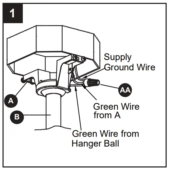 Harbor Breeze L0982-CBK Twin Breeze II Ceiling Fan - fig 18