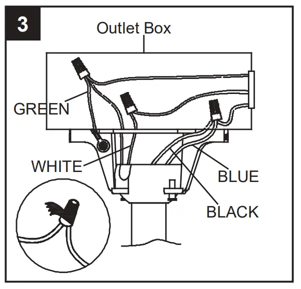 Harbor Breeze L0982-CBK Twin Breeze II Ceiling Fan - fig 22