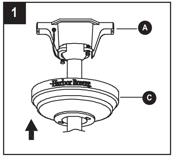 Harbor Breeze L0982-CBK Twin Breeze II Ceiling Fan - fig 23