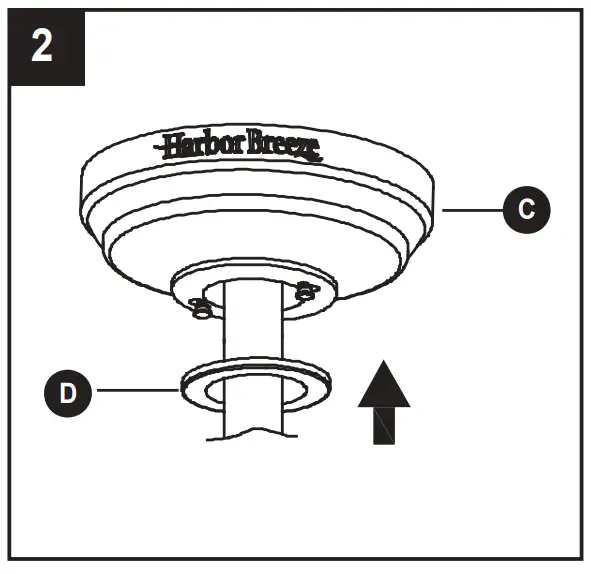 Harbor Breeze L0982-CBK Twin Breeze II Ceiling Fan - fig 24