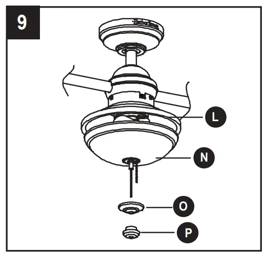 Harbor Breeze L0982-CBK Twin Breeze II Ceiling Fan - fig 32