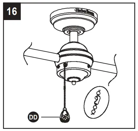 Harbor Breeze L0982-CBK Twin Breeze II Ceiling Fan - fig 40