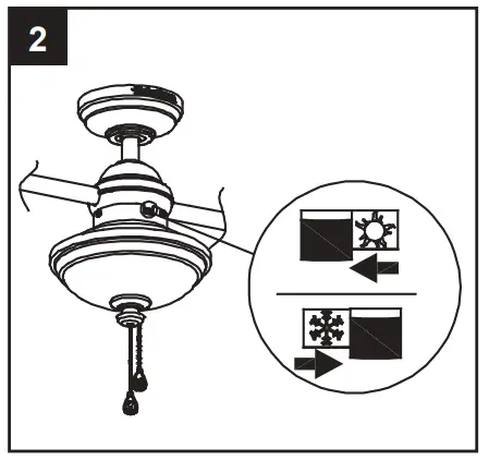 Harbor Breeze L0982-CBK Twin Breeze II Ceiling Fan - fig 42