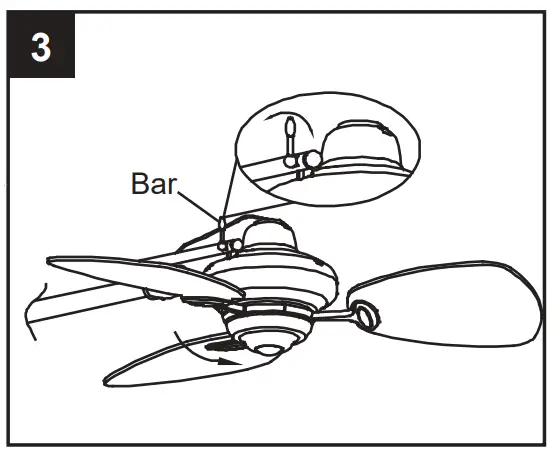 Harbor Breeze L0982-CBK Twin Breeze II Ceiling Fan - fig 43