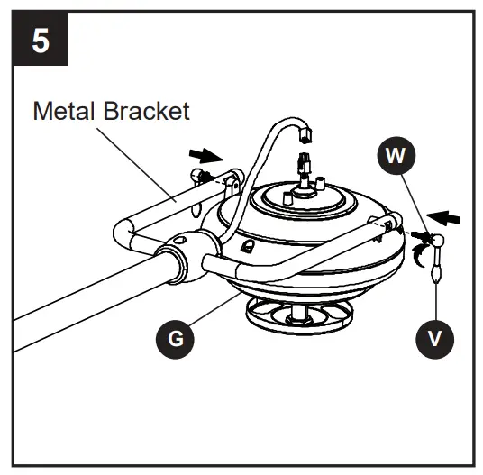 Harbor Breeze L0982-CBK Twin Breeze II Ceiling Fan - fig 8