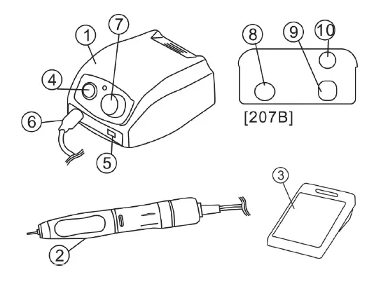 AlleLac-Allestrong-270-Nail-Drill-Machine-FIG-2