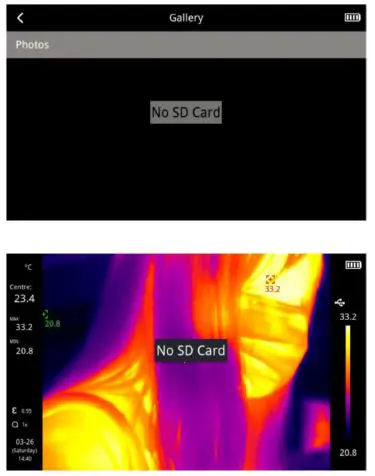 UNI-T UTi740H Professional Thermal Imager User Manual - SD Card