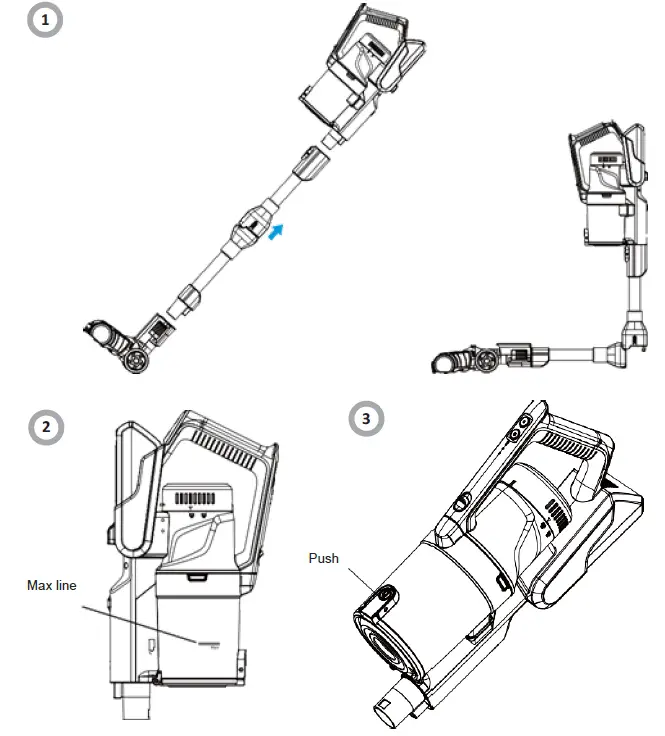 Amica-VM-8200-Aqua Vacuum-Cleaner-fig-5
