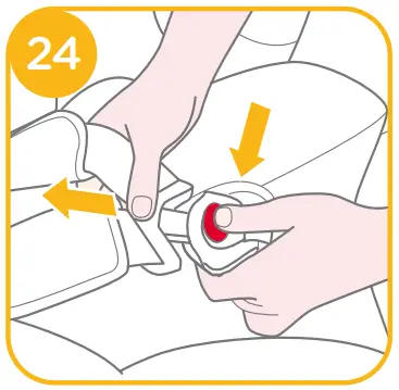 Detaching Canopy and Seat Pad