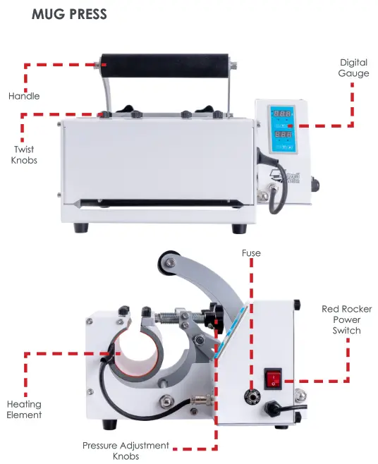 HPN CraftPro Mug and Tumbler Heat Press - 5