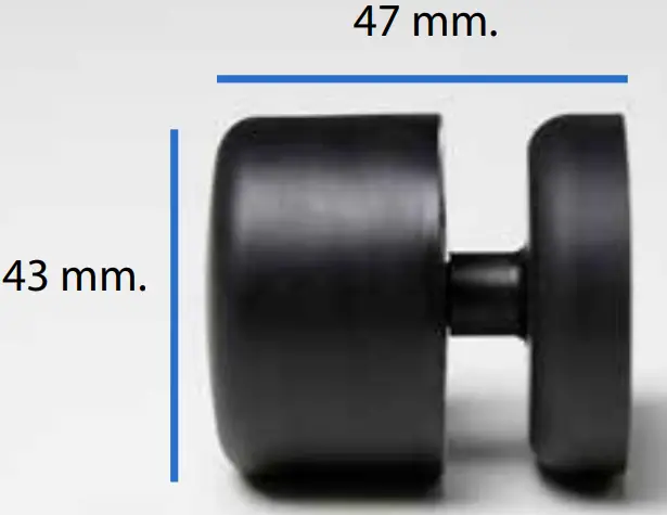 CALYPSO ULTRASONIC Portable Mini - Dimensions