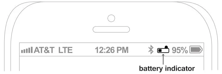 MEELECTRONICS Bluetooth Wireless Headphones X7 - Apple® device's display battery indicator