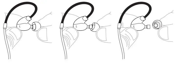 MEELECTRONICS Bluetooth Wireless Headphones X7 - Removing Eartips