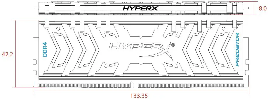 HYPERX HX430C16PB3A-32 32GB 4G x 64-Bit DDR4-3000 CL16 288-Pin DIMM Ram-fig2