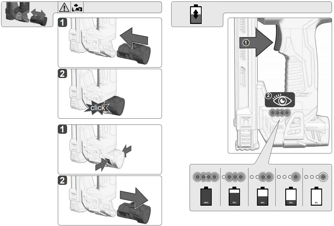 Milwaukee M12 BCST Sub Compact Cable Stapler - Figure 2