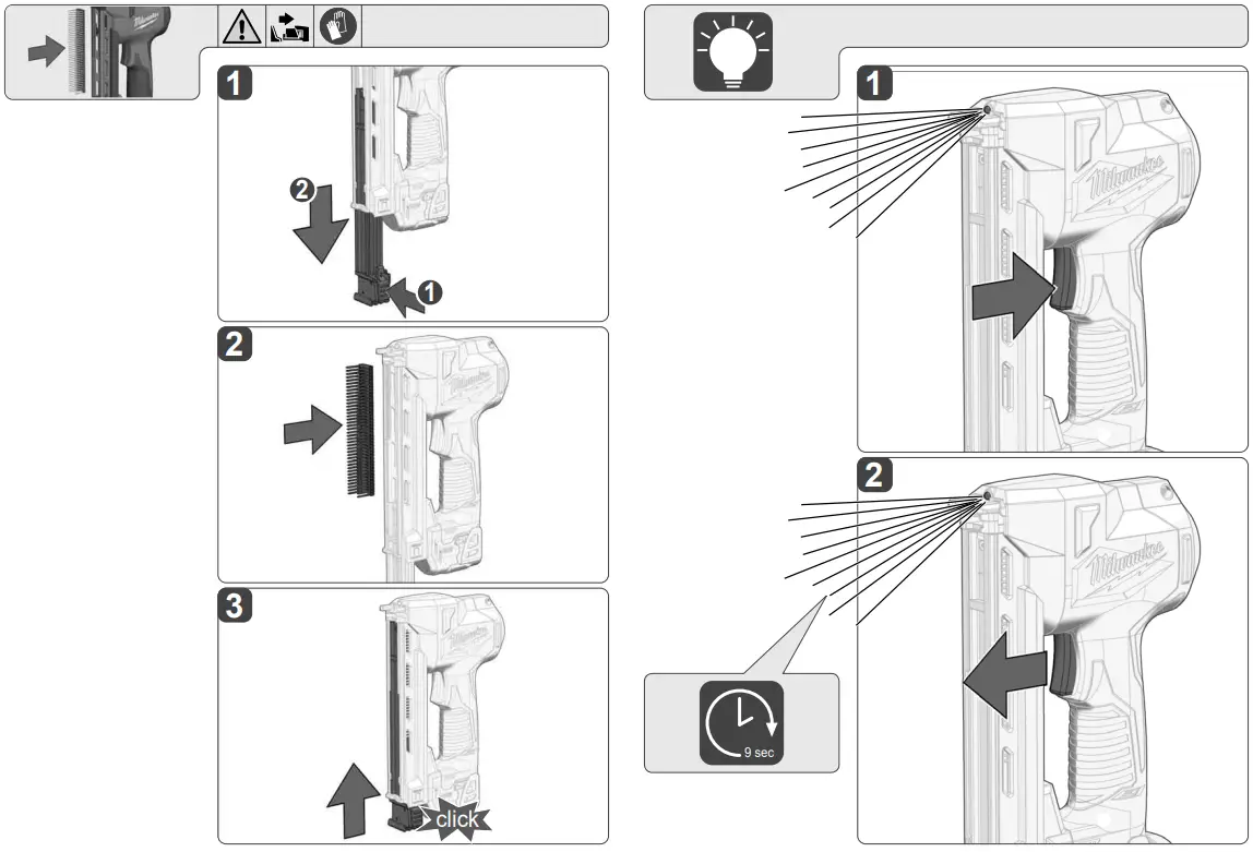 Milwaukee M12 BCST Sub Compact Cable Stapler - Figure 3