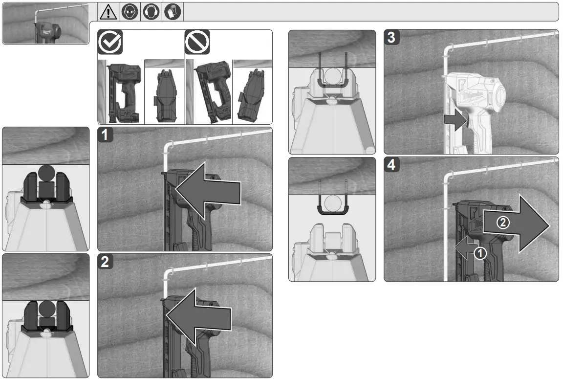 Milwaukee M12 BCST Sub Compact Cable Stapler - Figure 4