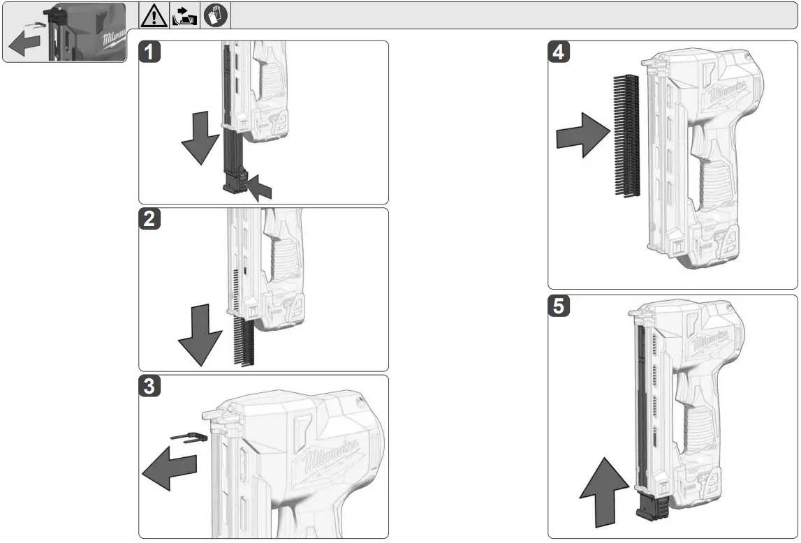 Milwaukee M12 BCST Sub Compact Cable Stapler - Figure 5
