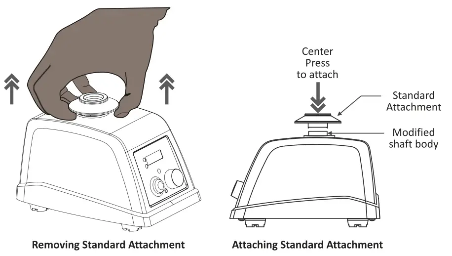 NEUATION iSwix VT Digital Vortex Mixer - Standard Attachment