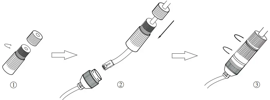Speco O8FBMS1 Network Camera - Connecting Network Cable