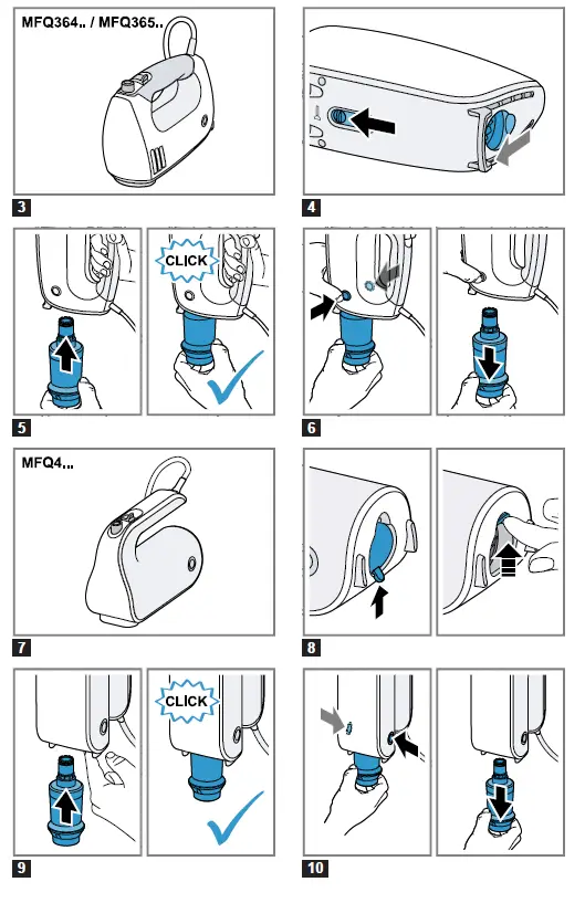 BOSCH MFQ364 Hand Mixer Fresh Vacuum System 3